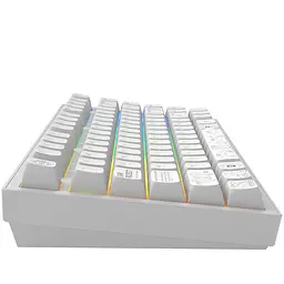 Ігрова бездротова клавиатура Dark Project ALU81 Terra Nova ENG/UA (DPKB_NOVA_81_ANSI_WHITE_UA) - мініатюра 6