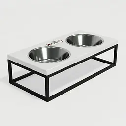 Hollky Base M — миски на підставці для середніх собак та великих котів (2 × 0,95 л) - мініатюра 6
