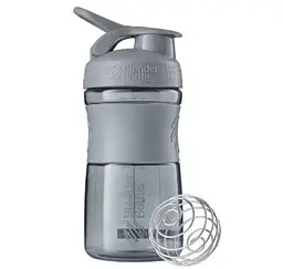 Шейкер спортивний BlenderBottle SportMixer Flip 20oz/590 мл Grey (SM 20oz Grey) - мініатюра 1