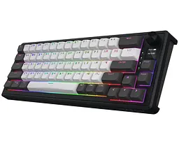 Механічна ігрова клавіатура HATOR HTK-4160-UA Skyfall 65 PRO Wireless Aurum Vanila Silent Switch USB, 2,4 ГГц, BT 5.3 Black-White - мініатюра 5