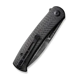 Ніж складаний туристичний Civivi Caetus Flipper, (8.8 см) Damascus/карбоновий Fiber - мініатюра 5