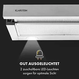 Витяжка Klarstein Viola 612 м3/год (10034862) - мініатюра 3