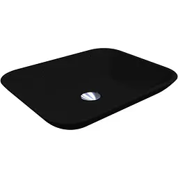 Умивальник Miraggio Marteen mirastone black 0000427, Чорний матовий