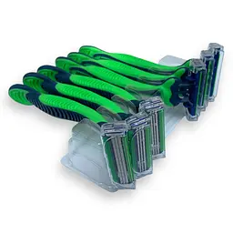 Одноразові станки Gillette Blue3 Sensitive 9+3 12 штук 3 леза з алое для чутливої шкіри - мініатюра 7
