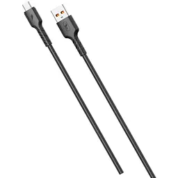 Кабель SkyDolphin S07V TPE High Elastic Line USB - micro USB (M/M), 1 м, Чорний (SDUSB-000598) - мініатюра 2
