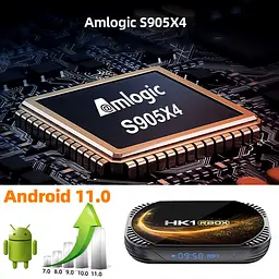 Смарт ТВ приставка HK1 X4S 4/128Gb Amlogic S905X4 Android 11.0 - мініатюра 8
