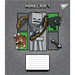 Набір зошитів Yes Minecraft Arrows A5 в клітинку 24 аркуші 20 шт. (767575) - мініатюра 3