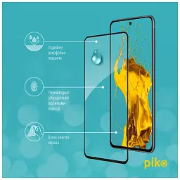 Скло захисне Piko Full Glue Samsung S21FE Black (1283126521720) - мініатюра 5