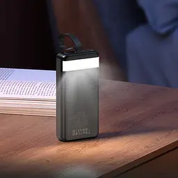 Портативний ЗП Power Bank Hoco J123B Element 22.5W+PD20W 30000 mAh Black - мініатюра 5