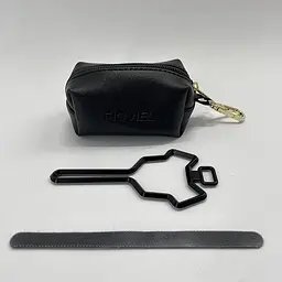 Диспенсер для біопакетів Fioviel dog poop bag dispenser чорний - мініатюра 2