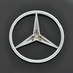 Емблема для Mercedes 90 мм - мініатюра 2