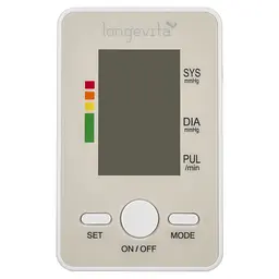 Тонометр Longevita Авт.вимір.артер.тиску LONGEVITA BP-102 Авт. вимір. артер. тиску (BP-102) - мініатюра 10