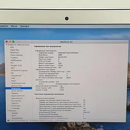 Ноутбук Apple MacBook Air 7,2 A1466 (C02JP0T5DRVF) (i5-3427U/8/128SSD) - Class B - мініатюра 5