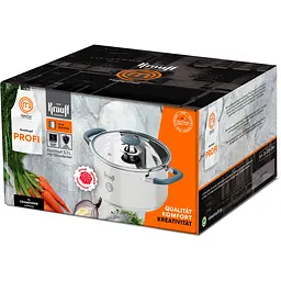 Каструля Krauff Profi зі скляною кришкою 3.7 л 20 см 26-238-086) - мініатюра 2