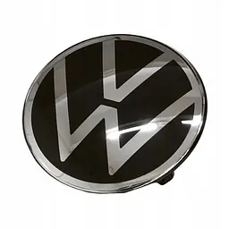 Емблема решітки Volkswagen під склом d=150 мм на клямках OEM 5NA853601M (Завод)
