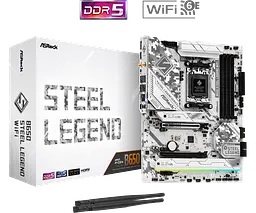Материнська плата ASRock B650 Steel Legend Wi-Fi Socket AM5 (B650 STEEL LEGEND WIFI) - мініатюра 5