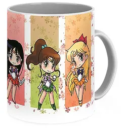 Кружка GeekLand Сейлор Мун Sailor Moon Her Sailor Scouts. Mercury, Mars, Jupiter, Venus SM.02.12 - мініатюра 2