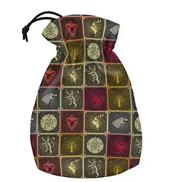 Мішечок для кубиків Q-Workshop Game of Thrones. The Sigils Pattern Dice Pouch (GOT/POU/00190166/2025/Q)
