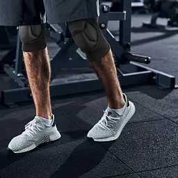 Наколенники защитные Gymtek для фитнеса 2 шт черный - мініатюра 4
