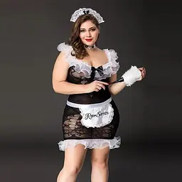 Еротичний костюм покоївки JSY P71107 Plus size