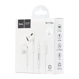 Навушники Hoco M111 Max Primero digital headset iP White - мініатюра 2