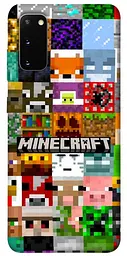 Чохол Demsky Minecraft collage для Samsung Galaxy S20