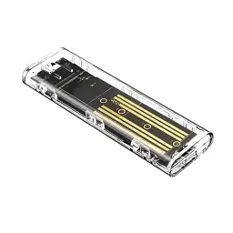 Зовнішня кишеня XON MemoryCase для M.2 NVMe (PCIe) / NGFF (SATA) USB 3.1 Type-C Прозора (XSC2C13NN1PT 6310) - мініатюра 5