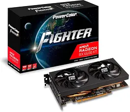 Відеокарта PowerColor AMD Radeon RX 6600 XT 8Gb Fighter (AXRX 6600XT 8GBD6-3DH) (GDDR6, 128 bit, PCI-E v4.0 x16) Б/в - мініатюра 5