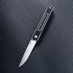 Ніж складаний туристичний SRM Swift 125L-GB (8 см) 12C27 / G10 чорний - мініатюра 7