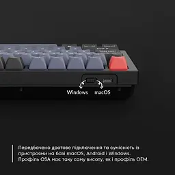 Клавіатура Keychron Q1 QMK Hot-Swappable Gateron Phantom Brown RGB Knob Black (Q1M3_KEYCHRON) - мініатюра 4