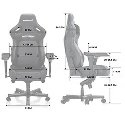 Крісло ігрове Anda Seat Kaiser 4 Size XL Purple Premium PVC (AD12YDDC-XLL-20-V-PV/C) - мініатюра 20