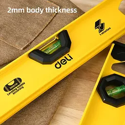 Рівень будівельника 1000 мм 1мм/м Deli EDL291000G - мініатюра 4