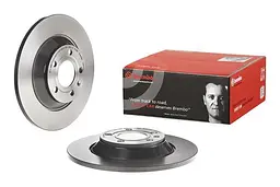 Диск тормозной задний невентилированный Audi A6 C6 06-11г Brembo ( 08.A816.11 )