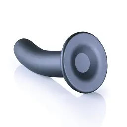 Фалоімітатор Ouch! Smooth G-Spot Dildo 6'' 15 см (сірий) - мініатюра 14
