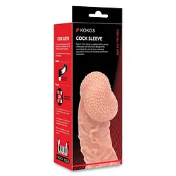 Насадка на член Kokos Cock Sleeve CS 006, S - мініатюра 10