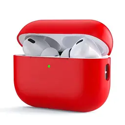 Силіконовий чохол для навушників Apple AirPods Pro 2 2022, Silicone Case, червоний, захисний чохол, ультратонкий і легкий, захист від подряпин, пилу та ударів, м"який силікон, ArmorStandart (ARM64541)