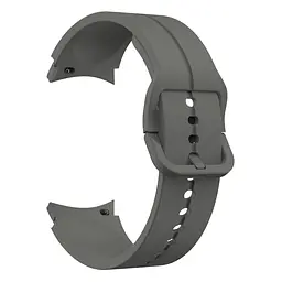 Браслет Five Classic для Samsung Galaxy Watch 4 - темно-сірий ширина кріплення 20мм силікон Watchbands (W10-2WB90250090) - мініатюра 2