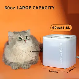 Поїлка PETKIT Eversweet SOLO SE Smart Pet Drinking Fountain Dark Grey (P4103S) (P4103S) - мініатюра 4