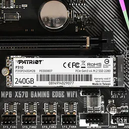 SSD накопичувач Patriot P310 240GB (P310P240GM28) [151757]