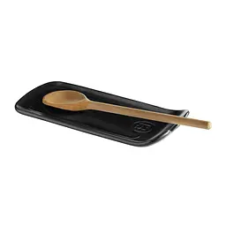 Підставка для ложки Emile Henry Kitchen tools чорна 23 х 10.5 x 3 см (710263)