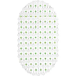 Килимок для ванної Eco Fabric Крапка 63х34 см зелений (6334-002)