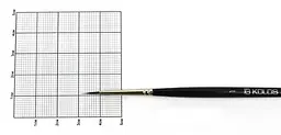 Пензель білка кругла Classic 3049R № 1 коротка ручка Kolos - мініатюра 2