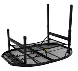 Стіл Bo-Camp Northgate 100x70 см Black/Grey (1404189) (DAS303263) - мініатюра 6