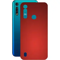 Защитная пленка StatusSKIN для Motorola Moto G8 Power Lite StatusSKIN Корпус Винил красная матовая