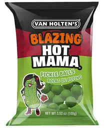 Жувальні цукерки Van Holten's Blazing Hot Mama Pickle Balls 100г