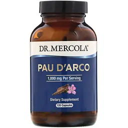 По д'арко, Pau D'Arco, 1000 мг, 120 капсул Dr. Mercola vit0001735