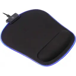 Килимок для мишки Maxxter MMP-LEDPAD-BK RGB Black (MMP-LEDPAD-BK) - мініатюра 1