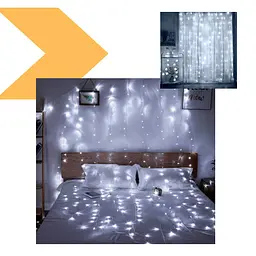 Гірлянда Xmas LED Водоспад 3м х 2м, 320 LED, теплий білий світ XPRO 320-W (47648-3839_322) - мініатюра 2