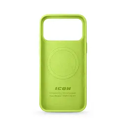Силиконовый чехол с MagSafe для Apple iPhone 17 Pro Max, ICON2 MagCase, желтый, противоударный, панель с мягкой подкладкой, защита всего корпуса, поддержка беспроводной зарядки, совместим с защитными стеклами и пленками, ArmorStandart (ARM88994) - мініатюра 2