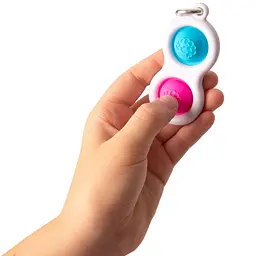 Сенсорний антистрес-брелок Fat Brain Toys Simpl Dimpl Кнопки 1 шт. колір в асортименті (F2111ML) - мініатюра 4